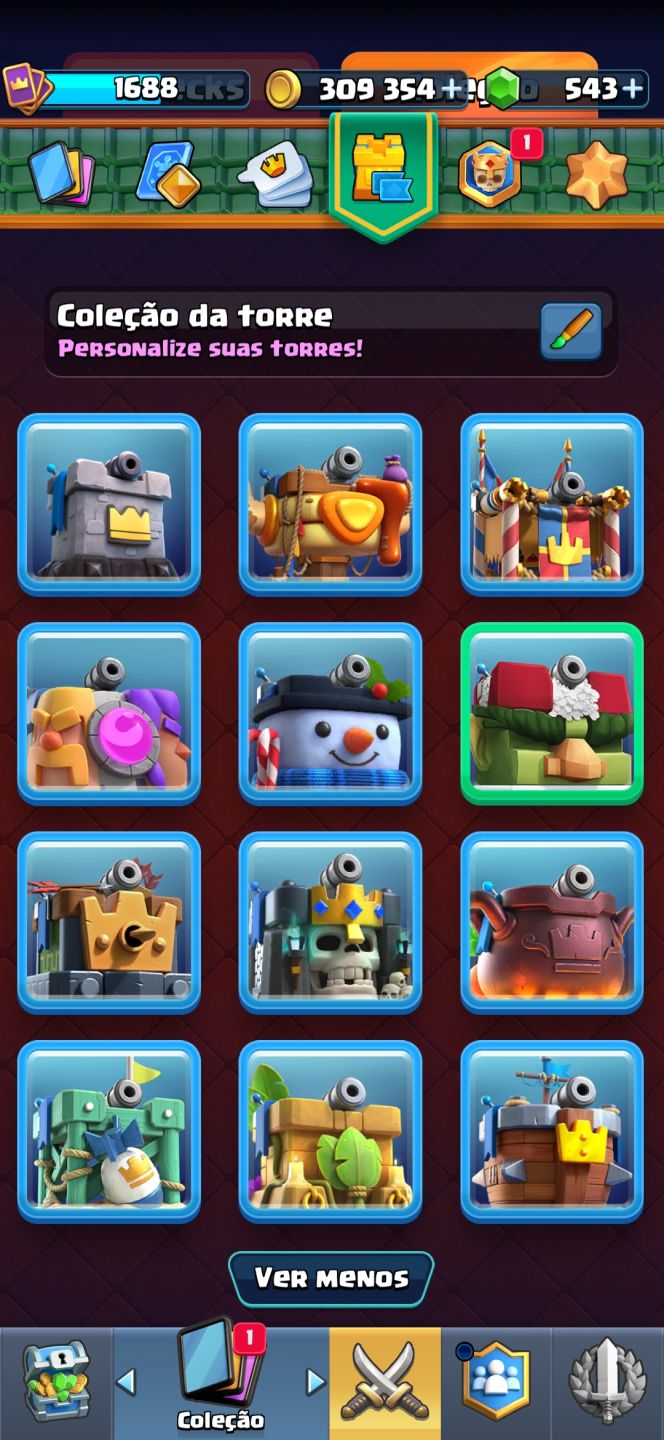 Clash Royale 13.2k Troféus | Arena 31 | Nível 16 | Evoluções | 543 Gemas