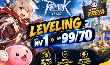 RAGNAROK LATAM - SERVIÇO DE LEVELING 1 ao 99/70 MELHOR PREÇO