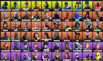 CONTA FORTNITE TRYHARD | 145 SKINS + 179 DANÇAS + ITENS RAROS