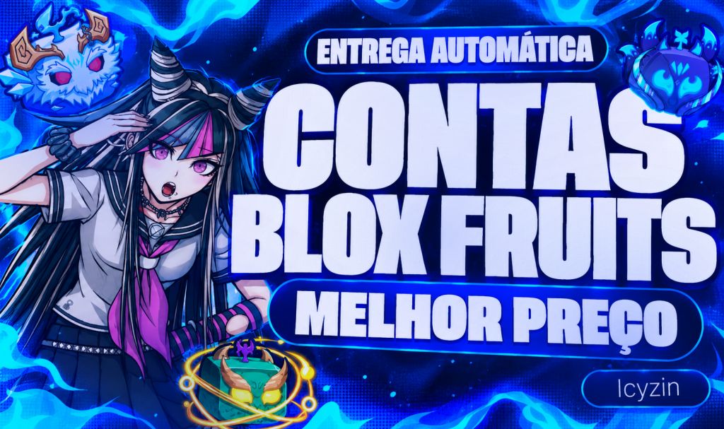 [PROMOÇÃO] CONTAS BLOX FRUITS LVL MAX, FRUTAS MÍTICAS, CDK, GDH, RAÇA V4 E MAIS!
