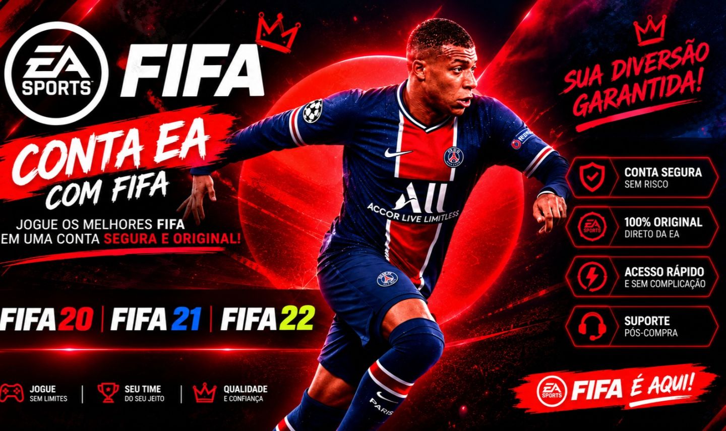 CONTAS COM FIFA ORIGINAIS FULL ACESSO