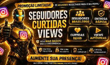 [INSTAGRAM MENOR PREÇO] SEGUIDORES - LIKES - VIEWS - MENOR PREÇO DO SITE INTEIRO