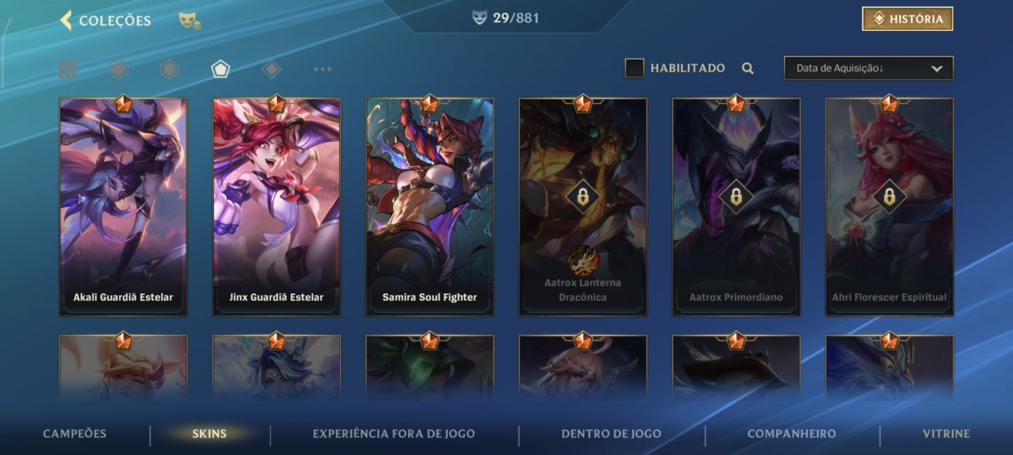 Conta de Wild Rift (Mestre)