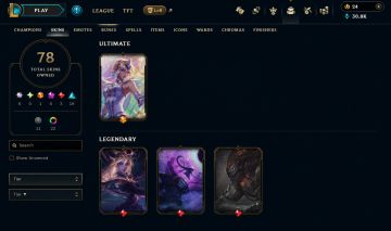 CONTA LOL 2013 - 78 SKINS - Lux Elementalista