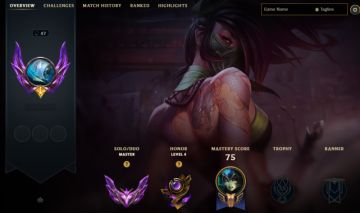 CONTA LOL MESTRE 80% WR PERFEITA PRA SUBIR