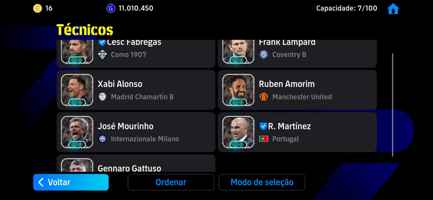 CONTA PREMIUM eFootball OPORTUNIDADE Força total: 3261+