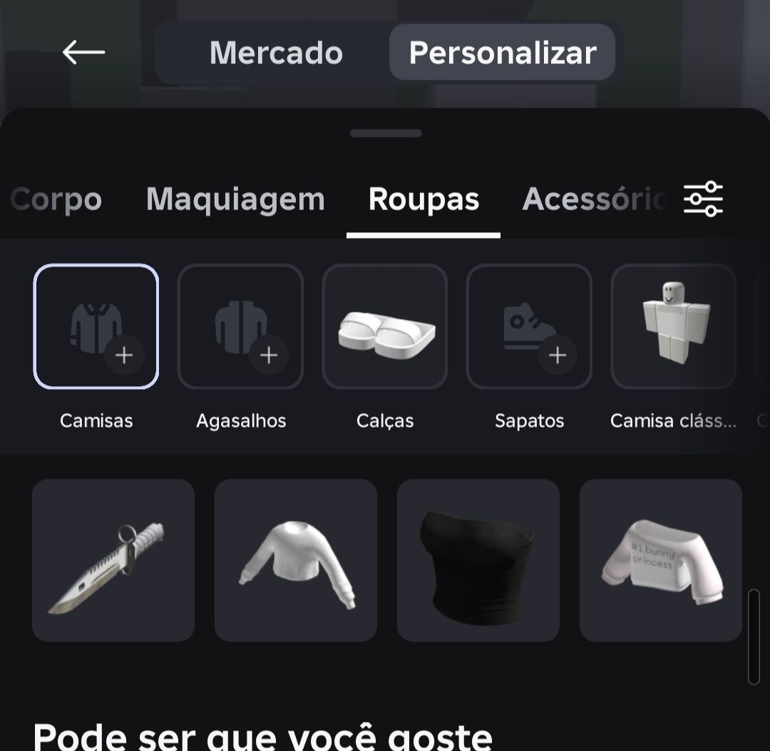 Conta de roblox feminina