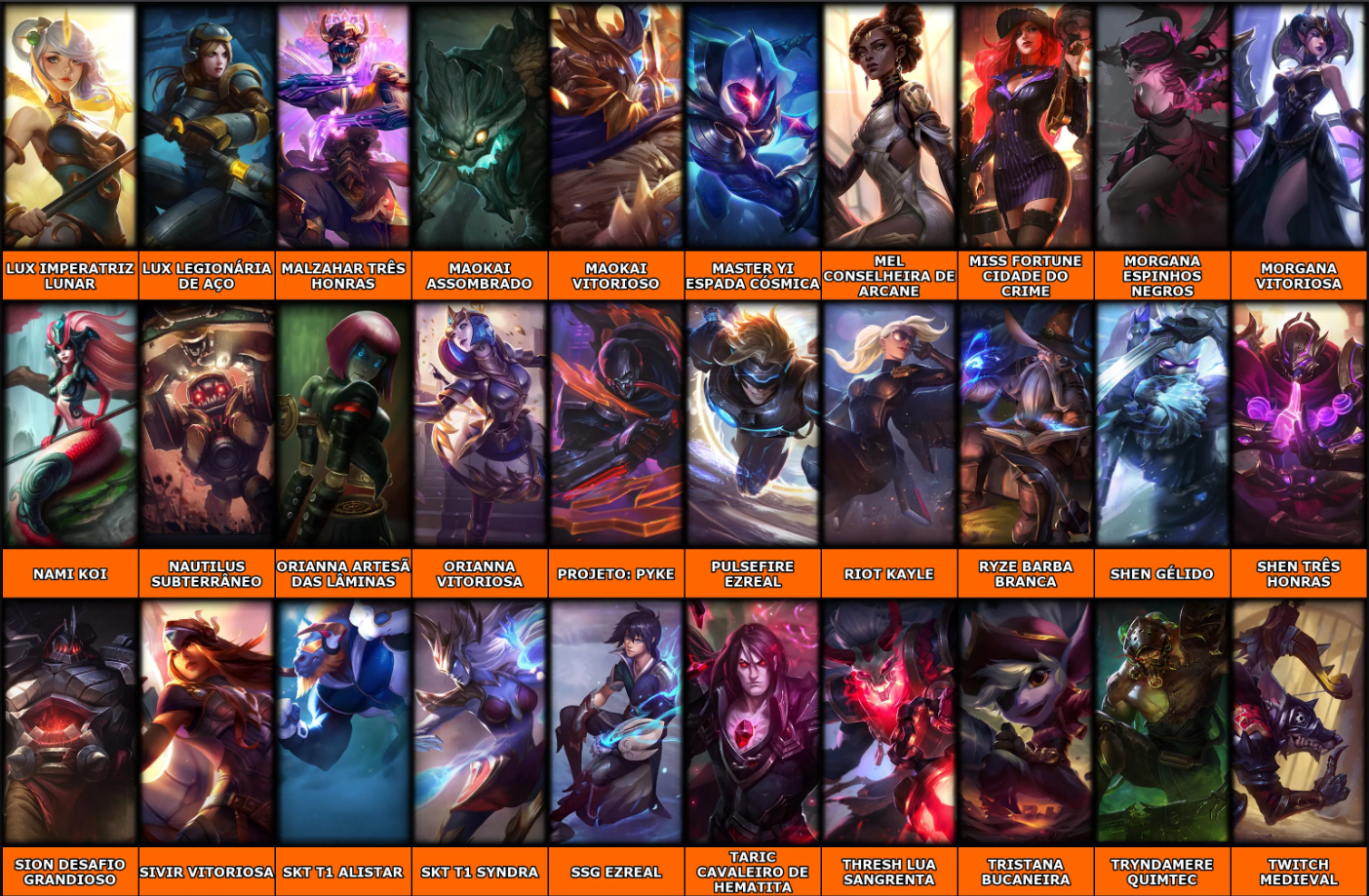 CONTA FULL ACESSO LEAGUE OF LEGENDS PAX SIVIR + RYZE TRIUNFANTE + ICONE TORMENTO
