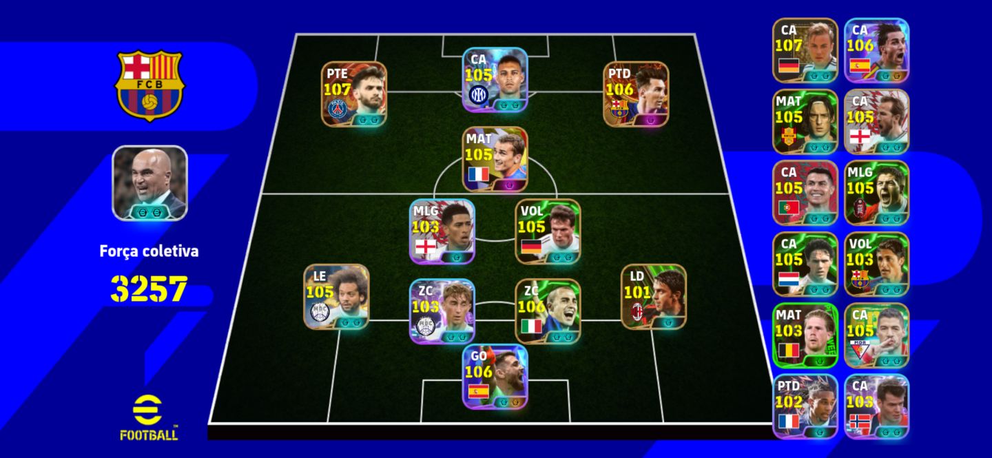 CONTA INSANA COM 2 MESSI BIG TIME E COMPANHIA, CONTA PRA PRIMEIRA DIVISÃO