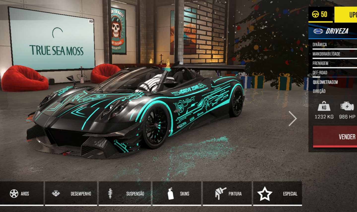 Driveza (PAGANI) Nivel 50 Drive Zone - Mais barato do site