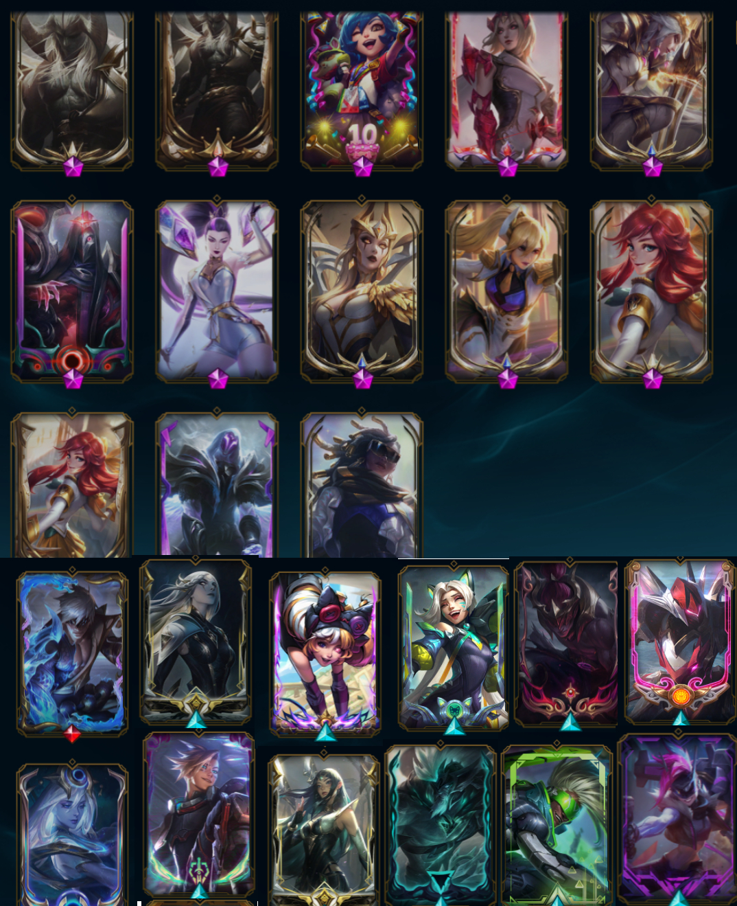 Conta lol D2, 949 skins.