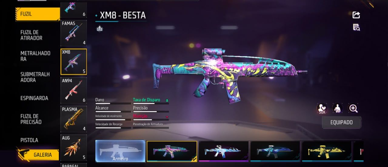 CONTA FF LVL 65 COM ANGELICAL AZUL + ARMAS ATRIBUTADAS
