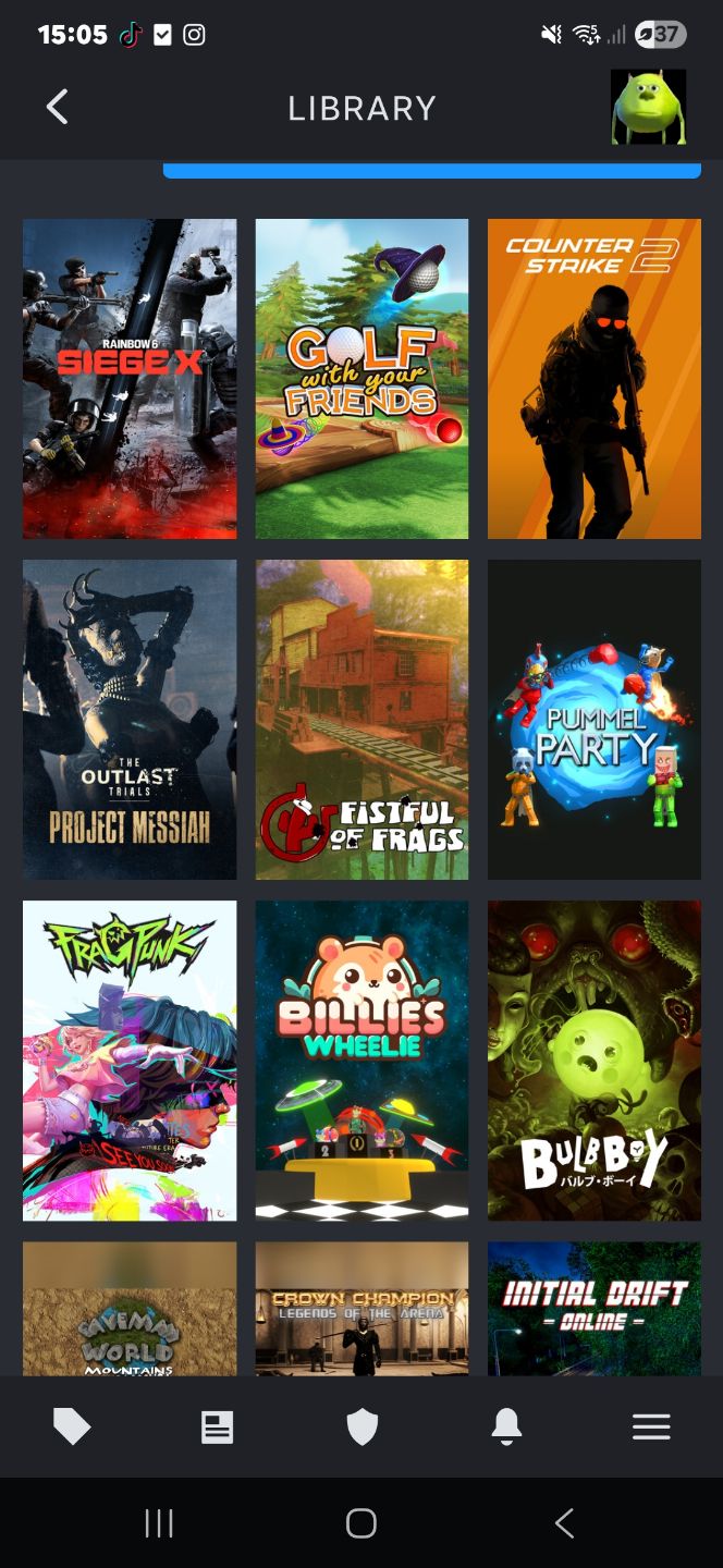 CONTA STEAM COM CS2 PRIME, RAINBOW SIX COMPRADO, OUTLAST TRIALS, PUMMEL PARTY...