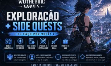 Wuthering Waves Exploração, Baús e Side Quests