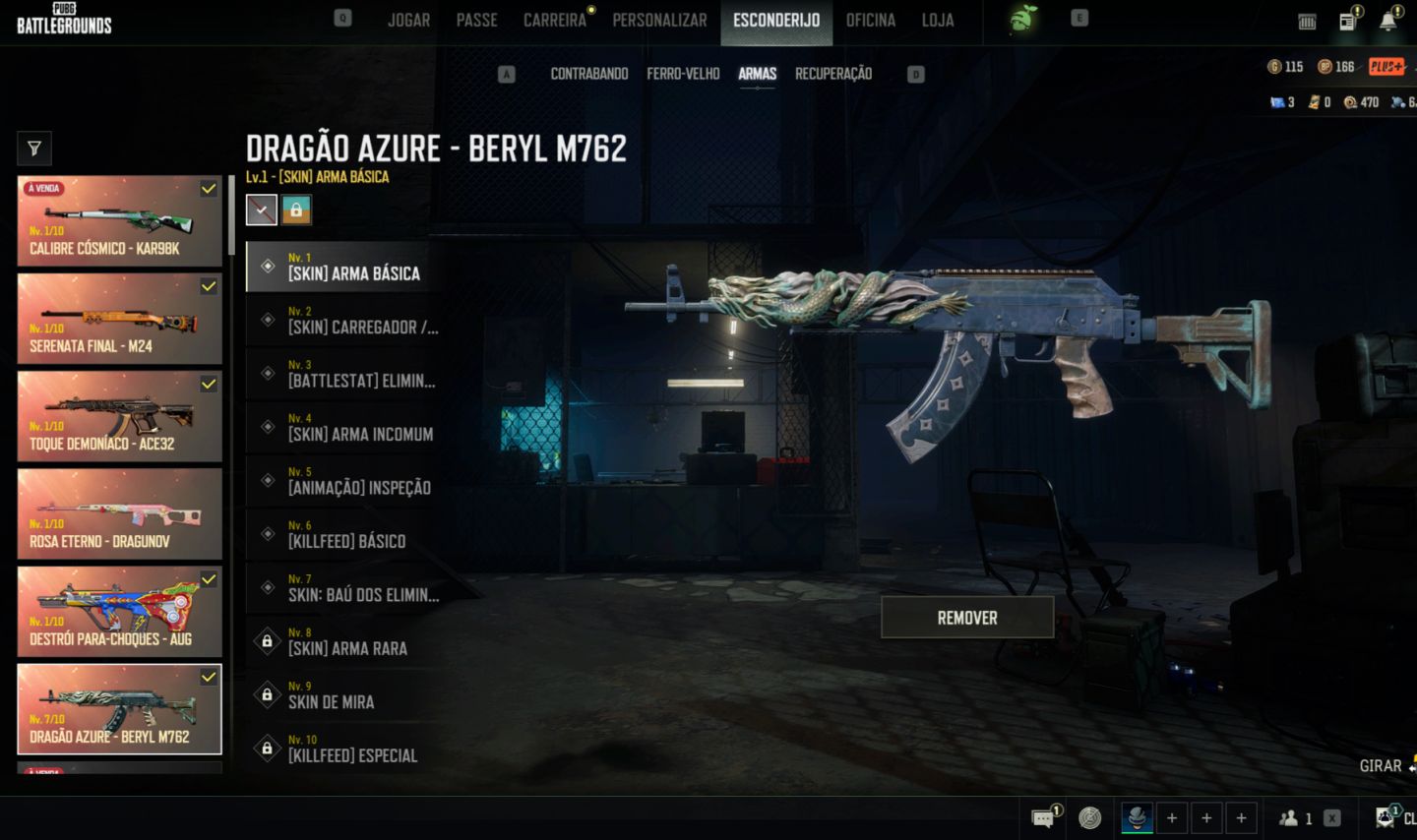 CONTA PUBG 6 PROGRESSIVE BERYL + AUG +ACE + 24 + kar98 MELHOR PREÇO DE MERCADO