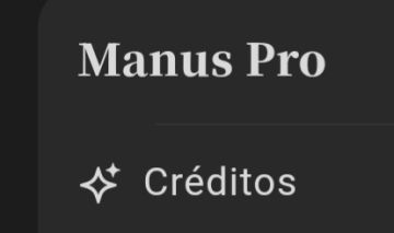MANUS PRO 1.6 MAX | CONTAS | CREDITOS | RECARGAS