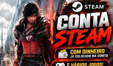 CONTA STEAM COM JOGOS E DINHEIRO!