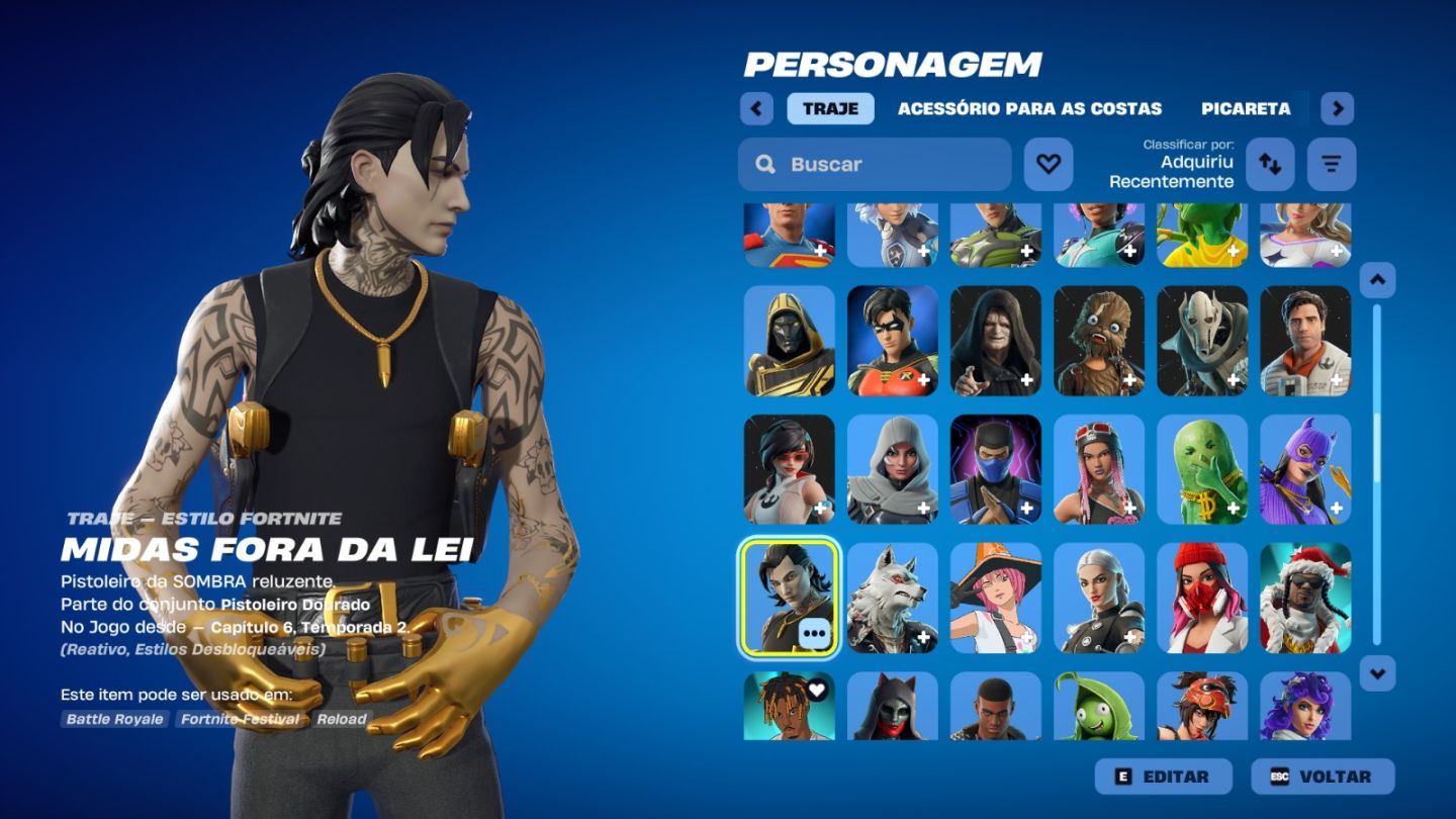 CONTA DE FORTNITE COM 143 SKINS | Superman | PROMOÇÃO!