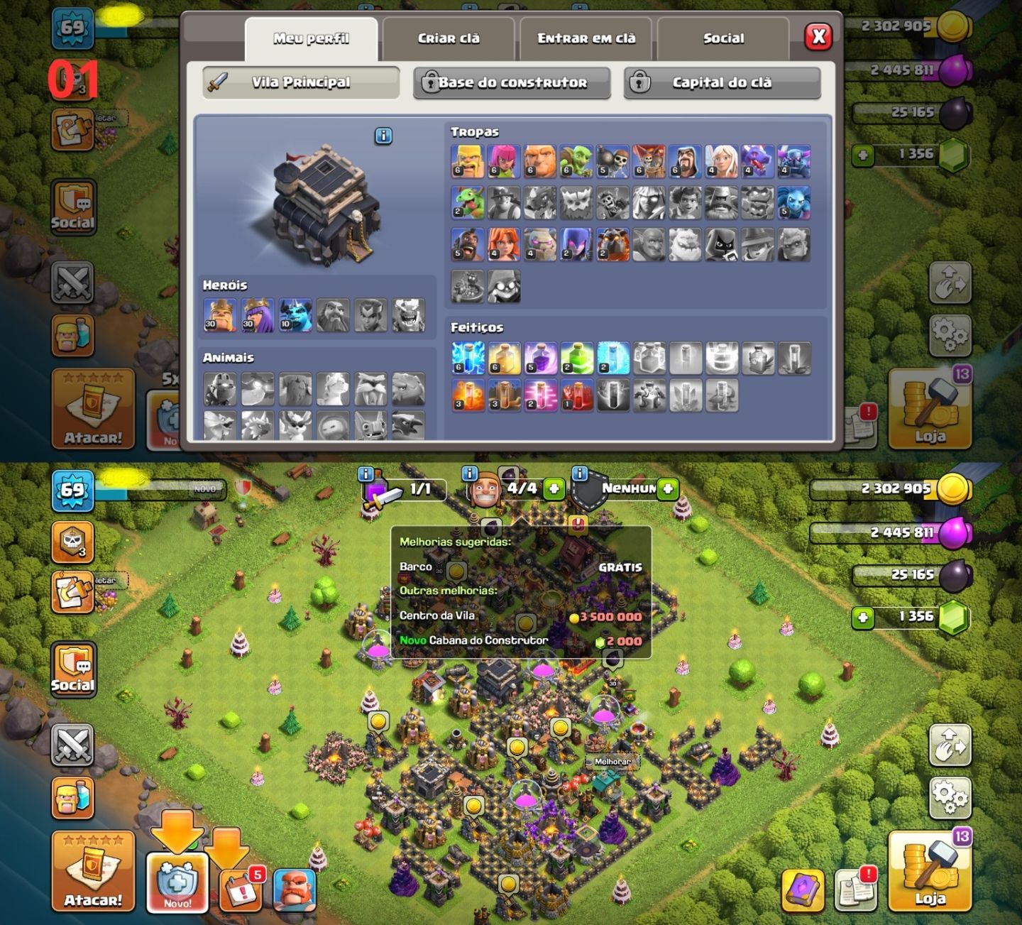 [ENVIO AUTOMÁTICO] CONTAS CLASH OF CLANS FULL MAX & SEMI FULL | CV 8 AO 18 |