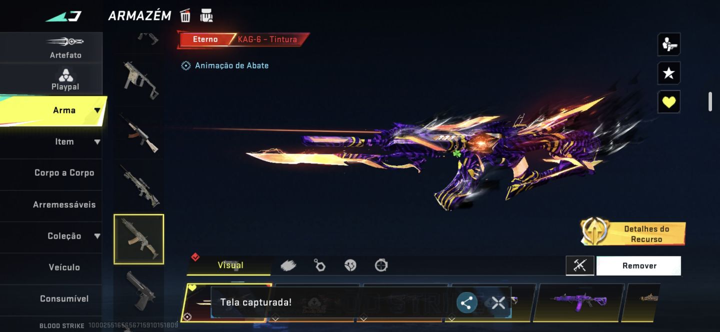 CONTA DE BLOOD COM VÁRIAS ETERNALS A VENDA