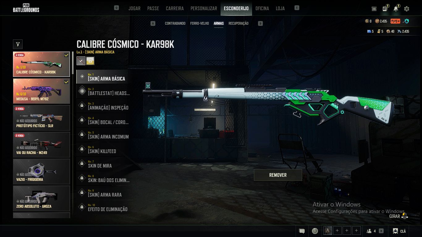 CONTA DE PUBG EPIC GAMES TODOS COMPETIDOR, SO NÃO A EVE,BERRYL MEDUSA KILL FEED