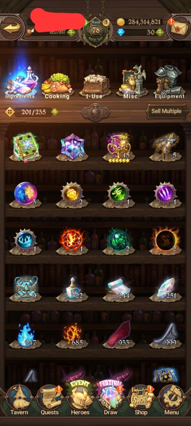 Conta 7DS Grand Cross com Gawain - Odin - Freyr LR