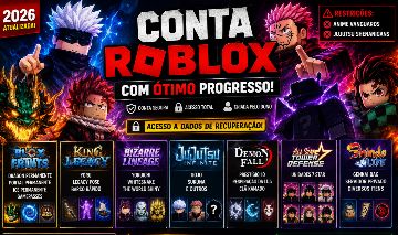 Conta Roblox Completa Diversos Jogos com Itens Raros e Gamepasses!