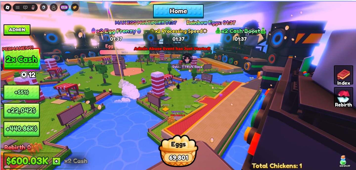 Chicken Kingdom - Jogo Completo de Magnata de Galinhas