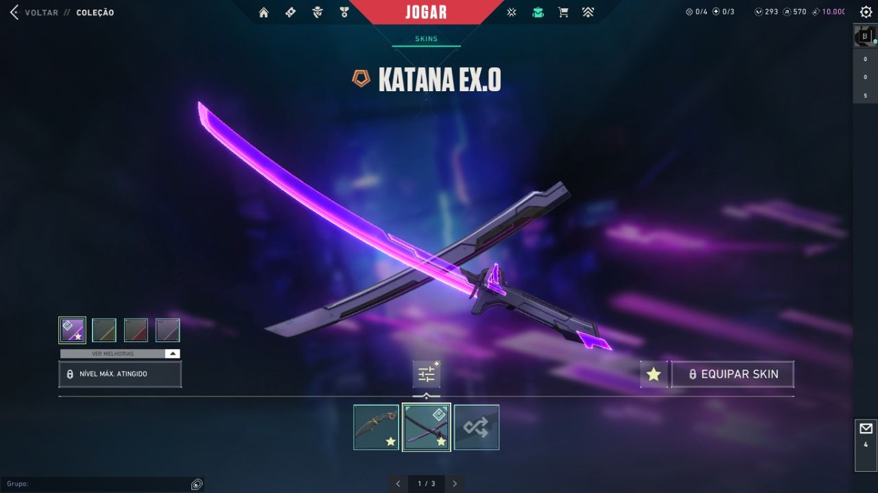 Conta de valorant com bastante skins e pacote EX.O completo