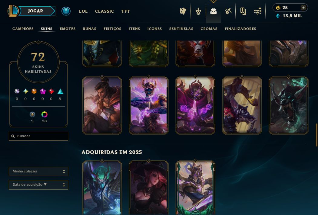 CONTA LOL ESMERALDA IV
