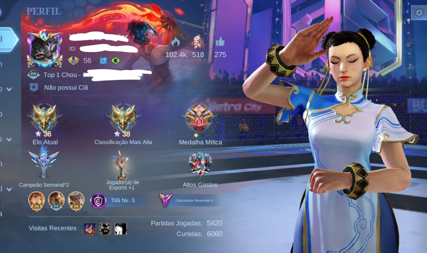 CONTA COMPLETA COM MUITAS SKINS COLLAS, CHAMA NAS PROPOSTAS!!