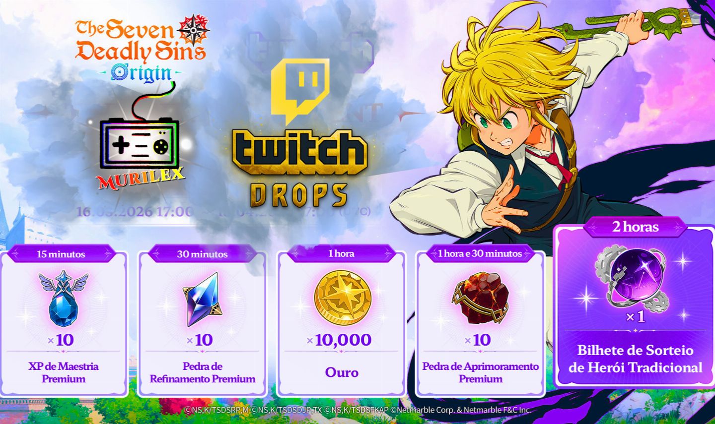 The seven deadly sins origin twitch drops