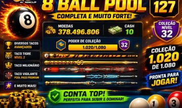 CONTA 8 BALL POOL COMPLETA