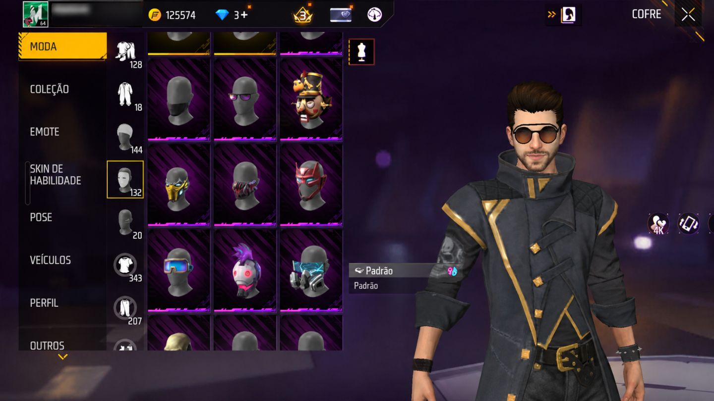 Conta de FF com angelical e skin rara (conta pessoal entt sem problemas de scam)