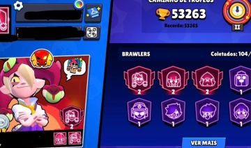 CONTA BRAWL STARS GEMADA + CONTA DE CLASH!!