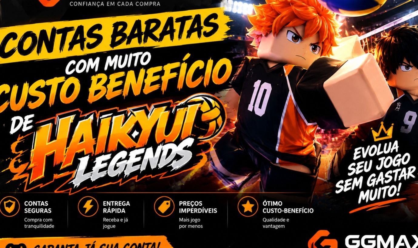 Conta de haikyuu legends com 5 secretos bons.