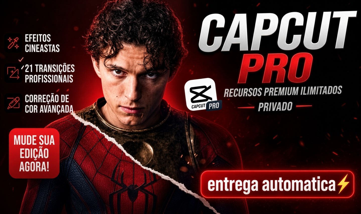 CAPCUT PRO 30 DIAS PRIVADO | O MAIS BARATO DO SITE!