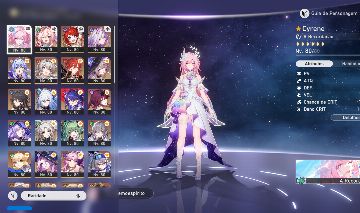 Honkai Star Rail(AR70) 25+ personagens limitados + 10 armas limitadas e skins