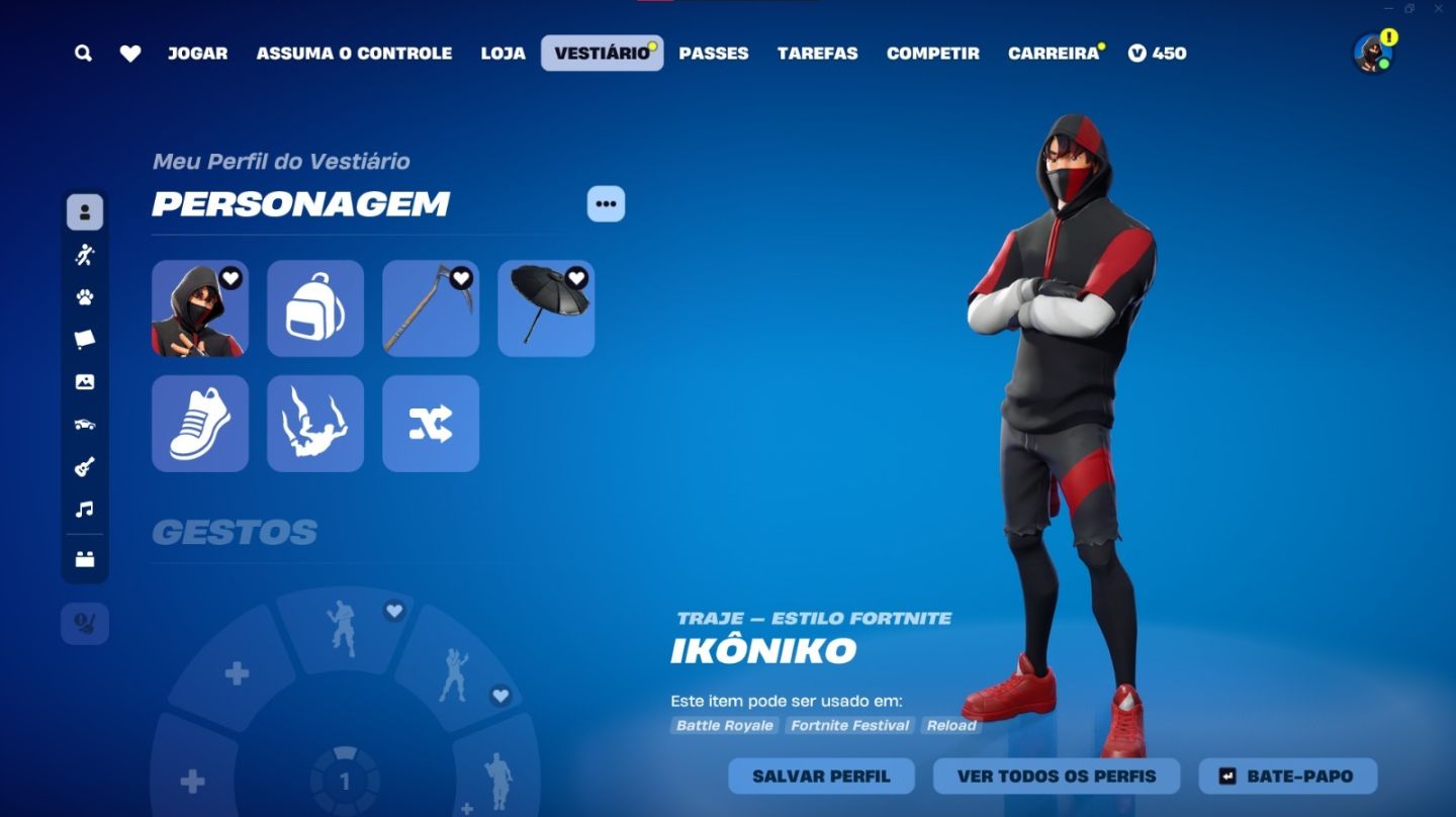 Conta Fortnite 2017 Ikonik
