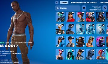 CONTA FORTNITE 200+ SKINS + TRAVIS SCOTT + MIDAS AGENTE DE OURO + LARA CROFT