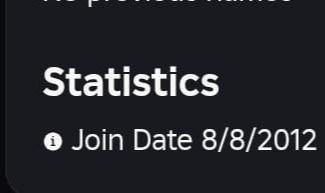 CONTA ANTIGA ROBLOX - CRIADA EM 2012