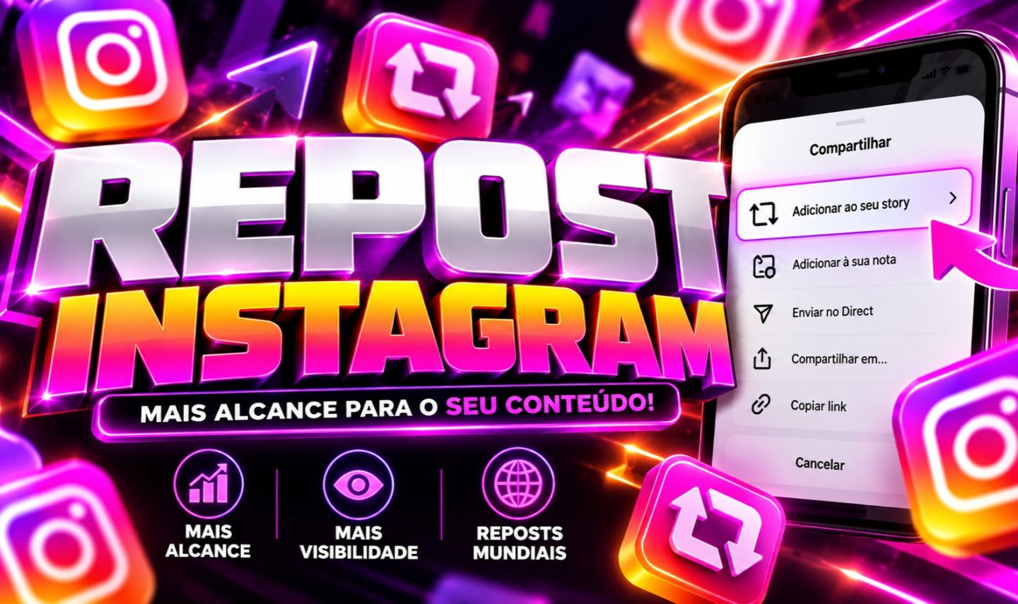 REPOSTS DE INSTAGRAM POST, REELS [Menor Preço do Site]