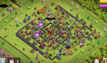 Clash of Clans vila CV10 upada