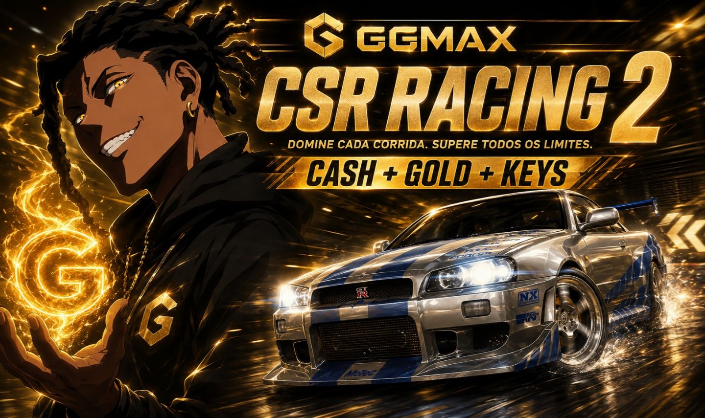 SERVIÇO CSR RACING 2 PARA ANDROID | CASH + GOLD + KEYS + TOKENS | TOP VENDAS