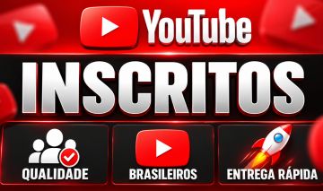 YouTube Inscritos, Visualizações e Likes Brasileiros | Garantia de 30 Dias