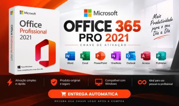 OFFICE365 PRO 2021 [KEY DE ATIVAÇAO + ENTREGA AUTOMATICA]