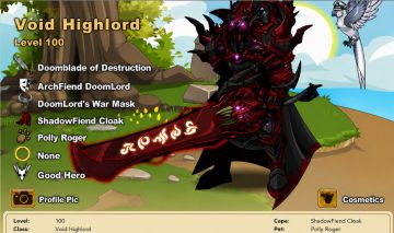 [AQW] CONTA AQW BEM FARMADA VARIAS CLASSES- DANO 35% ALL - 35%TAG