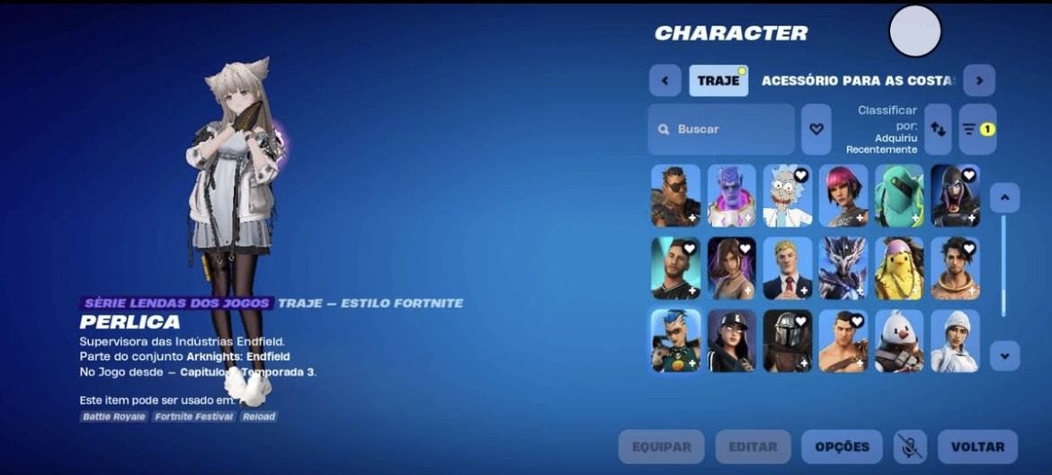 CONTA FORTNITE TRYHARD