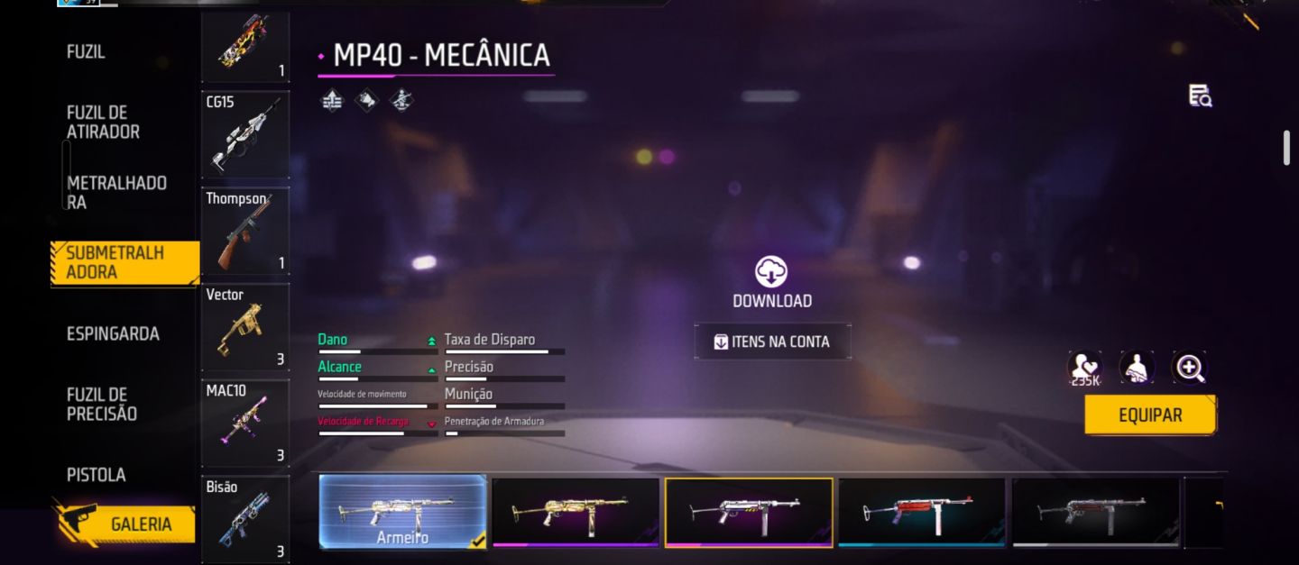 Conta de Free Fire Ótima Para Recomeçar/Jogar Ap[Leia Descrição Com Atenção]