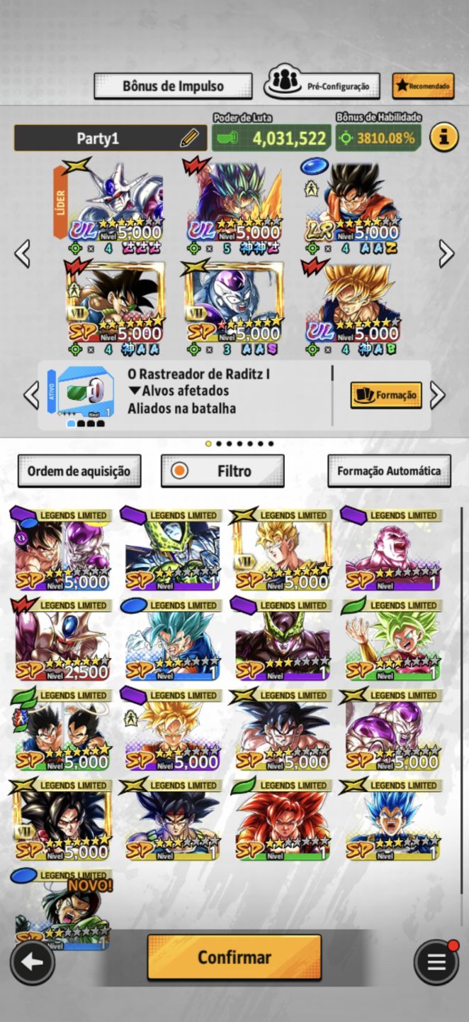 Dragon Ball Legends | Cooler ULTRA + Vegito ULTRA + Goku ULTRA + Goku LR